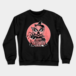 mr.Lenny Loves Halloween / pink Crewneck Sweatshirt